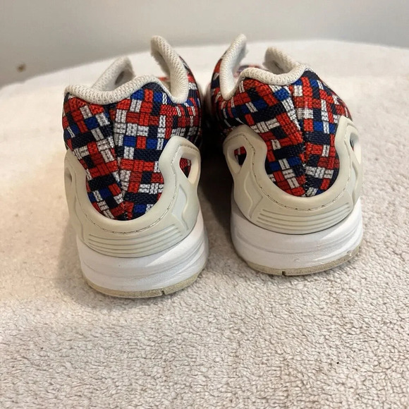 Adidas Men's Athletic Torsion ZX Flux Running Shoes 6.5 Blue Red USA America - Picture 6 of 12